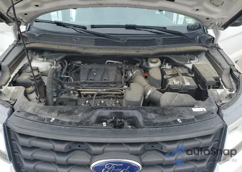 2017 Ford Explorer Police Interceptor z USA, uszkodzony, nr VIN 1FM5K8AR4HGE14926